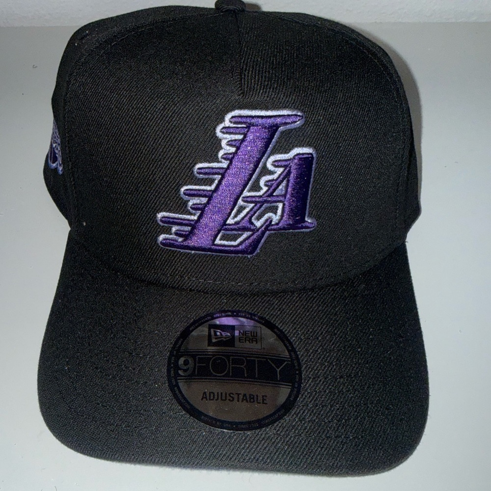 New Era Black and Purple Cap (Lakers)
